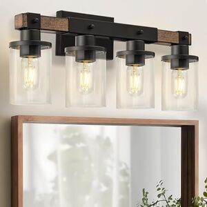 GOEBLESON 4-Light Bathroom Vanity Light Fixture